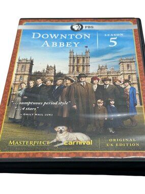 Downton Abbey Season 5 PBS Masterpiece DVD Original UK Edition English READ